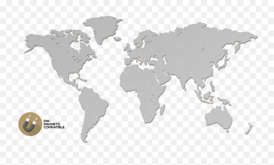 Stainless Steel - World Map Wood Cut Png,World Map Png