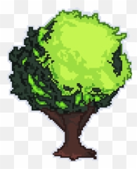 Pixel Art - Tree Png Full Size PNG Download 2d