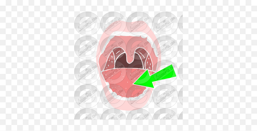 Tongue Stencil For Classroom Therapy Use - Great Tongue Illustration Png,Tongue Png