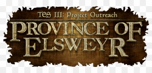 Morrowind Font - Poster png