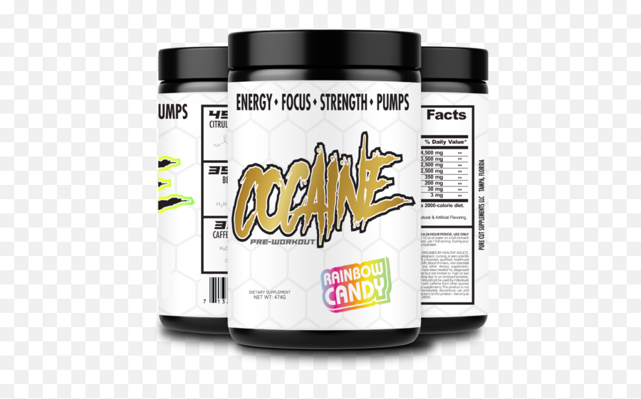 Purecut Supps Cocaine Preworkout - Cocaine Pre Workout Png,Cocain Png