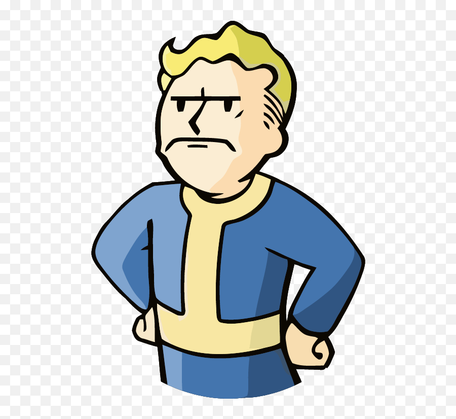 Fallout Png - Vault Boy Angry,Fallout Png