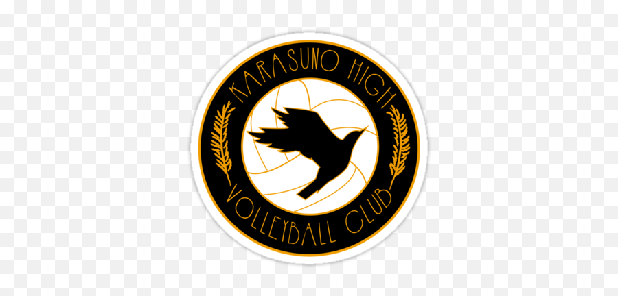 Karasuno Logo Sticker Png Haikyuu