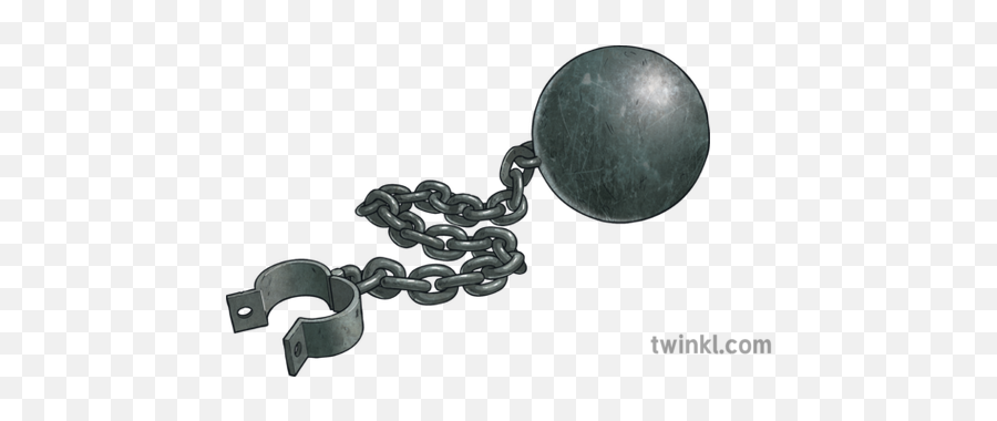 Iron Australia Prisoner Jail Ks2 - Solid Png,Ball And Chain Png