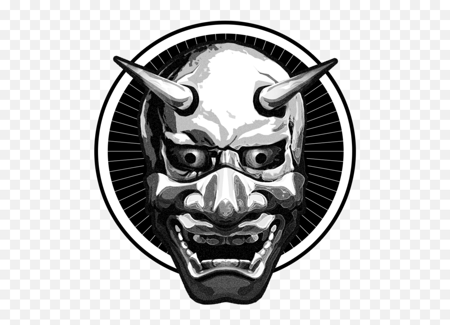 Japanese Hannya Mask Tattoo - Demon Png,Japanese Tattoo Png