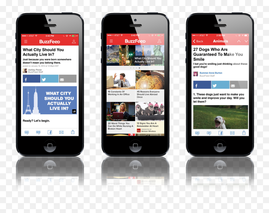 Buzzfeed Iphone App - Sharing Png,Buzzfeed Png
