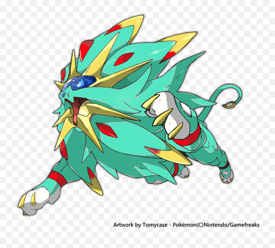 Solgaleo 1º Y Lunala Shiny - Solgaleo Png,Solgaleo Png