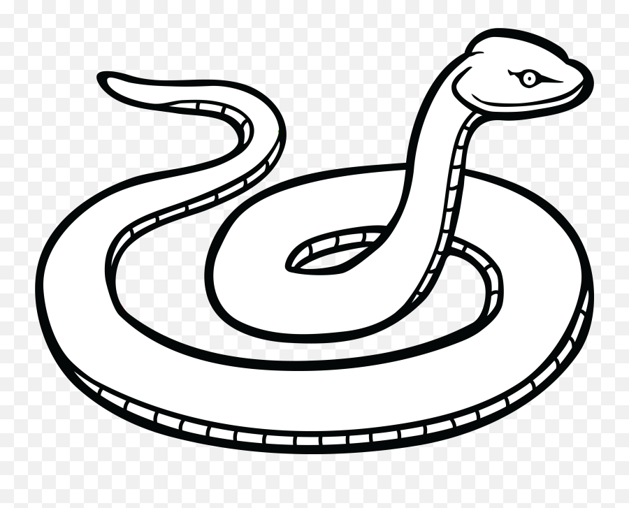 I Clipart Snake Transparent Free For Download - Snake Black And White Clip Art Png,Snake Emoji Png