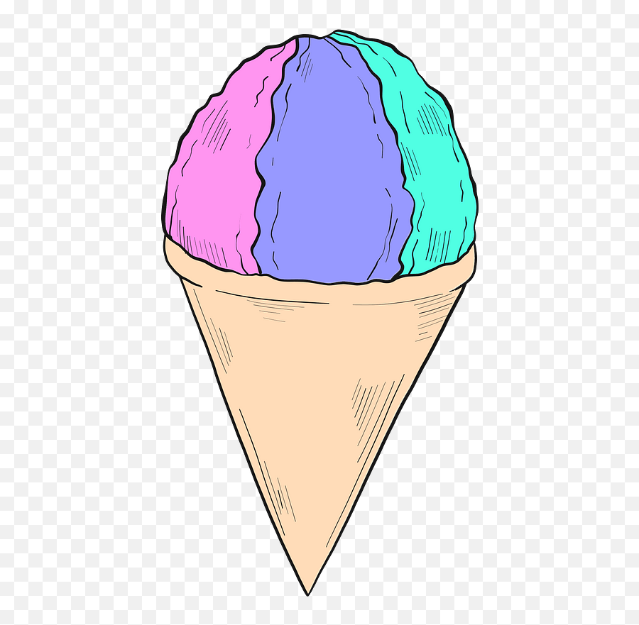Snow Cone Clipart - Language Png,Snow Cone Png