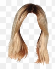Aesthetic - Background Blonde Wig Transparent png
