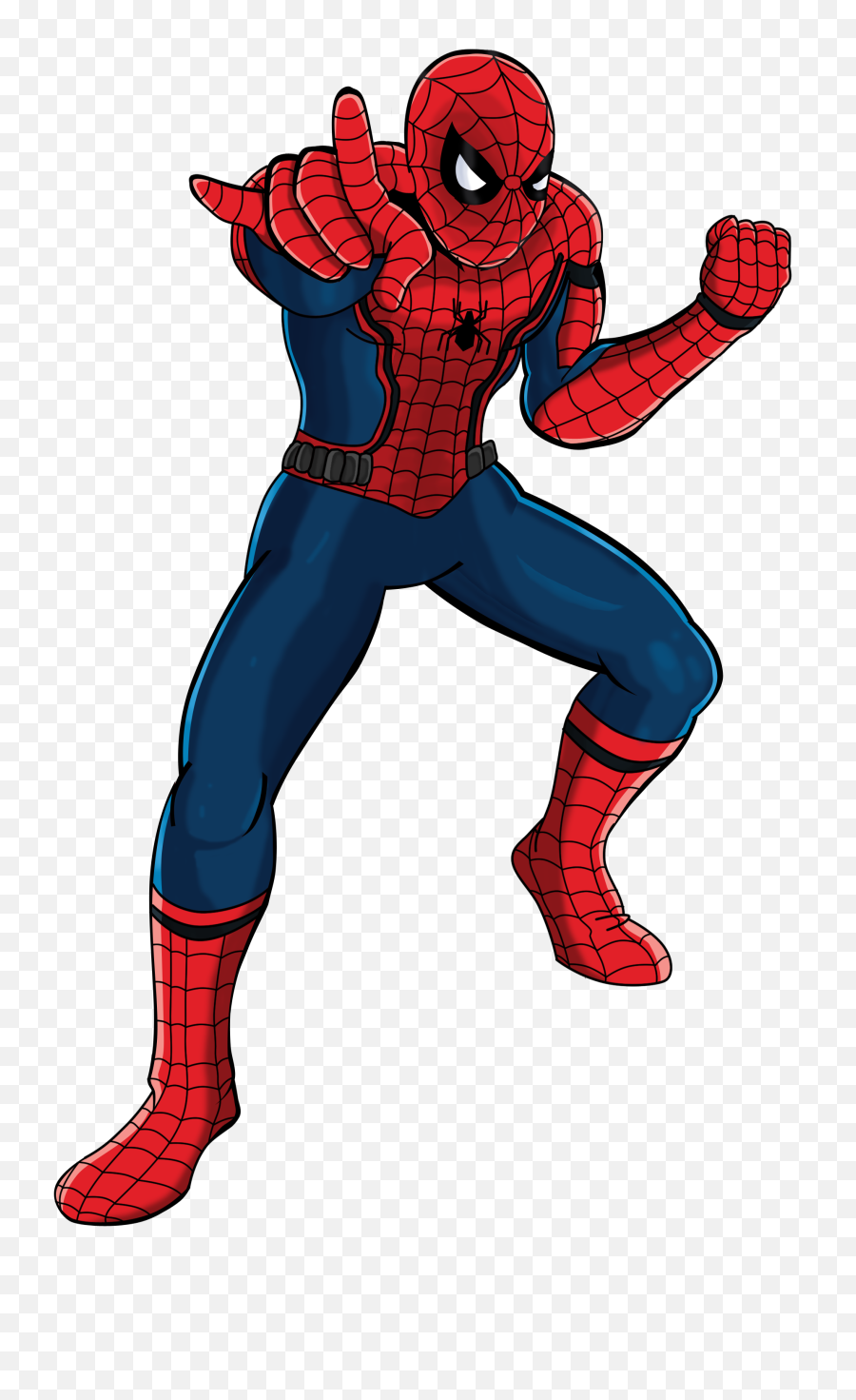 Animated Clipart - Easy Spider Man Draw Png,Spider Man Png