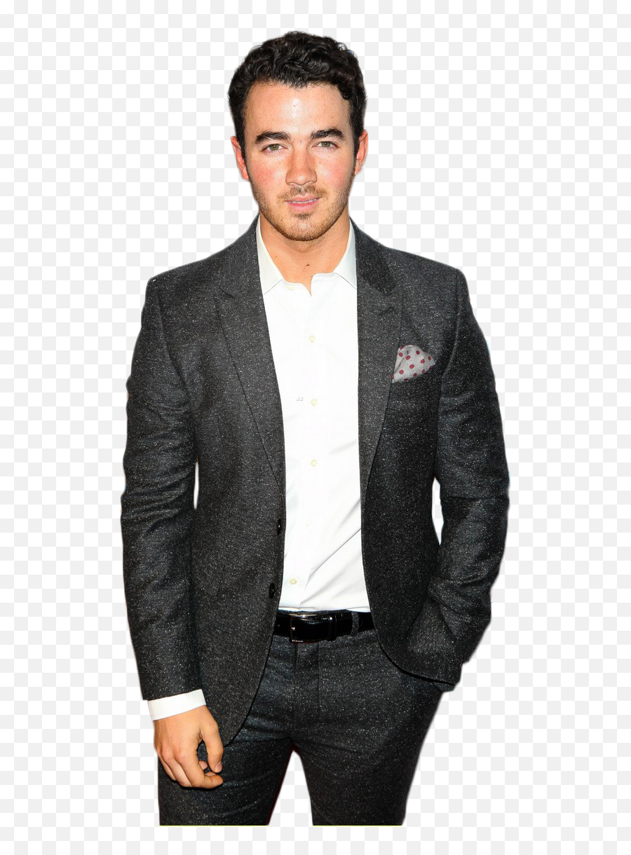 Kevin Jonas Transparent Background Png Image Celebrities - Black Slim Fit Suits,Gordon Ramsay Transparent
