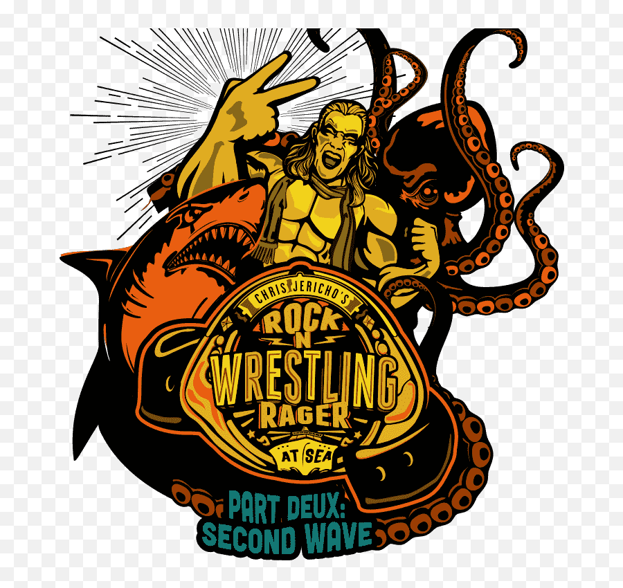 Chris Jerichos Rock N Wrestling Rager - Chris Jericho Cruise 2020 Png,Chris Jericho Png