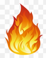 Fire Flames Transparent 23 - Clipart Background png