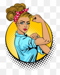 All American Cleaning And Maintenance - Retro Comic Girl Character Png,Cleaning Lady Png