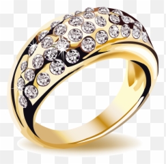 Engagement Clipart Vintage Wedding Ring - Transparent Background Rings Png