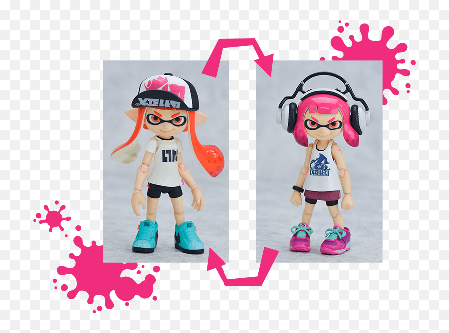 Shoes Head Accessories And Weapons Are All Interchangeable - Splatoon Inkling Girl Cute Splatoon Png,Splatoon 2 Transparent
