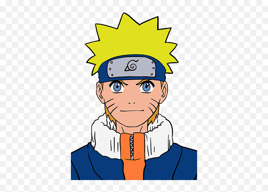 How To Draw Naruto In A Few Easy Steps - Draw Naruto Png,Naruto Hair Png