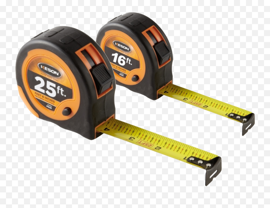Keson Propack1 2 Pack 25 Ft 16 Pro Series Tape Measure - Tape Measure Png,Construction Tape Png