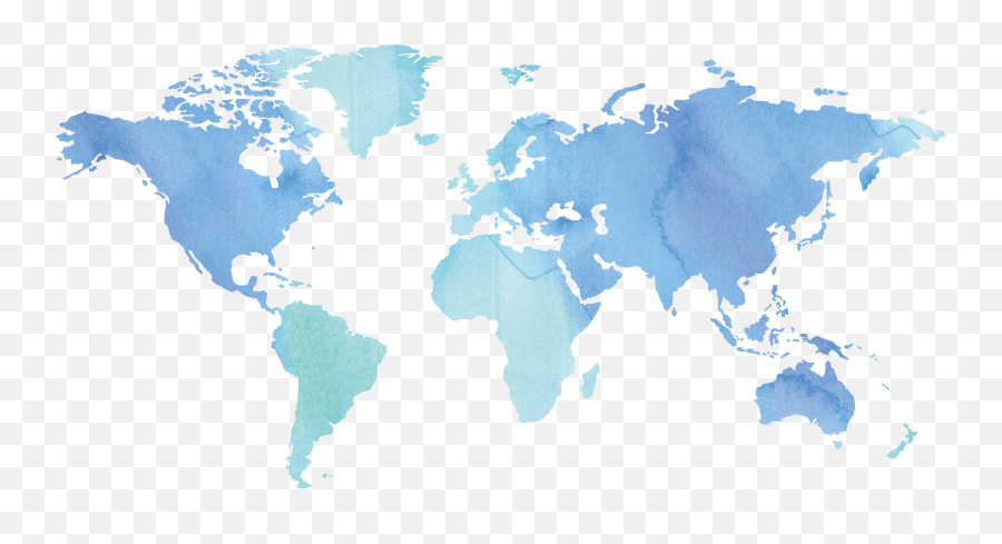 World Map Transparent Image - Transparent Map Of The World Png,World Map Png Transparent Background