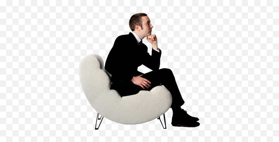 Sitting Businessman Png - Person Sitting In Chair Png,Businessman Png