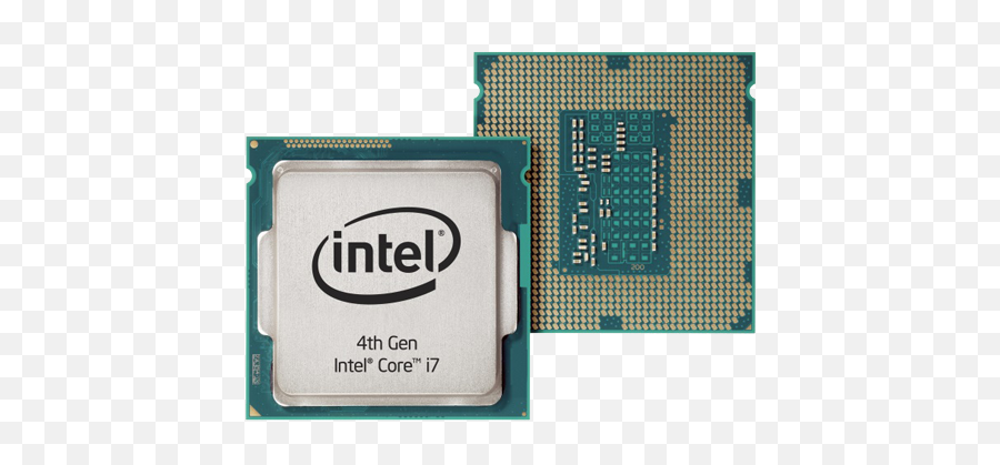 Cpu Processor Transparent Background - Intel Core I5 4670k Png,Cpu Png