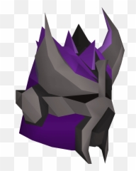 Purple Slayer Helmet - OSRS Wiki Osrs Dark Claw Slayer Helm png