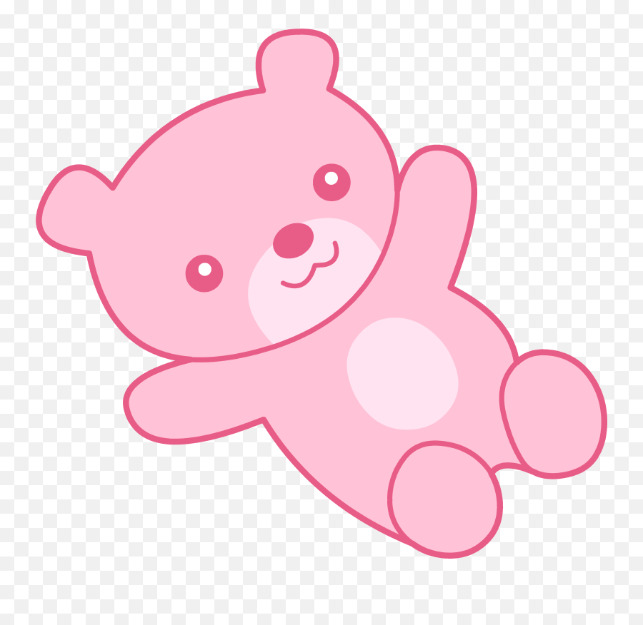 Download Cute Pink Teddy Bear Png Image Clipart Free - Pink Bear Clip Art,Bear Png