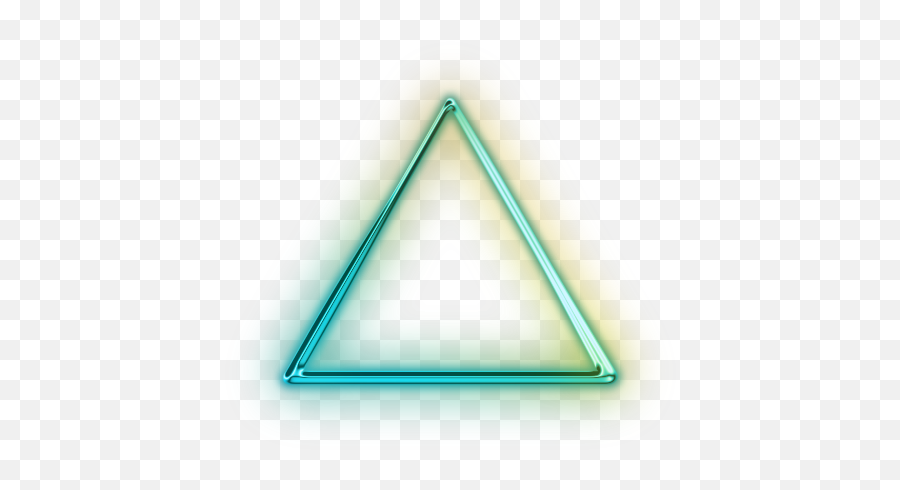 Triangle Freetoedit 235642336032212 By Nairamatevosyan - Transparent Glowing Triangle Png,Triangle Icon With Arrows