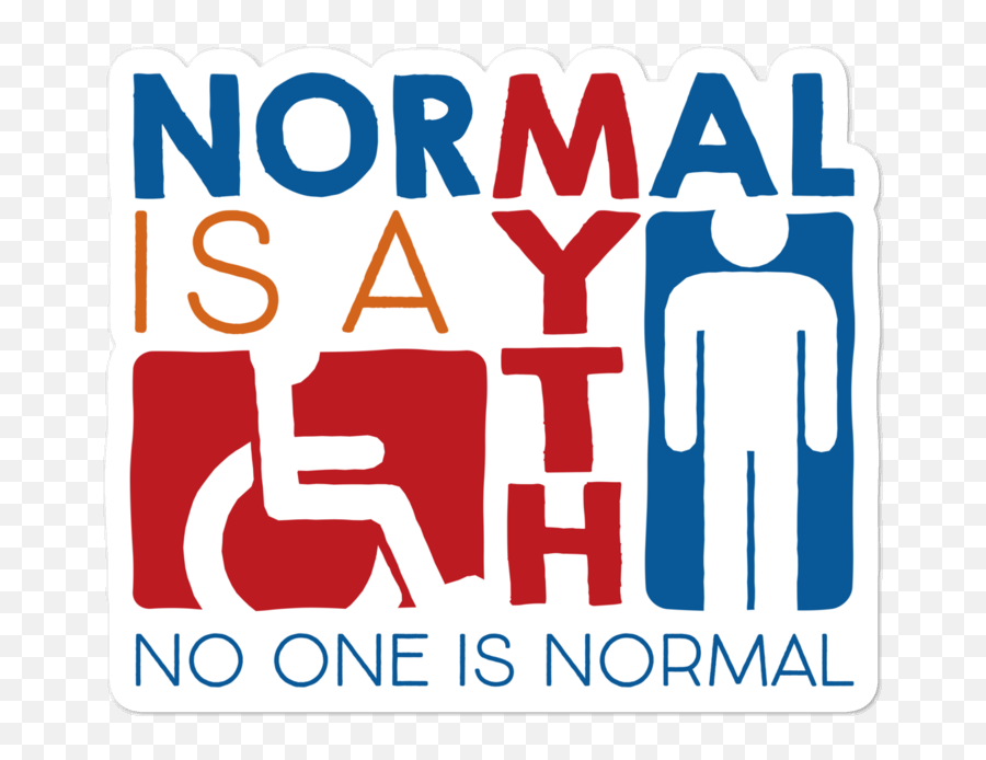 Normal Is A Myth Sign Icons Sticker - German Adler Png,Popularity Icon