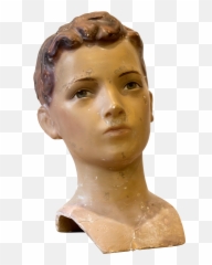Download Hd Boy Mannequin Head By - Portable Network Graphics Png,Mannequin Png