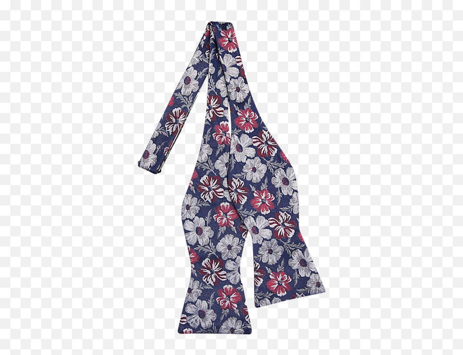 Joseph Abboud Navy U0026 Red Floral Self Tie Bow - Full Length Png,Kohl's Yes2you Rewards Icon