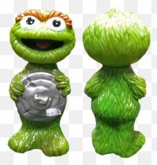 Download Hd Oscar The Grouch For Toy Fair 2011 - Toy Png,Oscar The Grouch Png