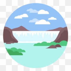 Waterfall Png Icon 15 - Png Repo Free Png Icons River Flat Icon Png,Waterfall Png
