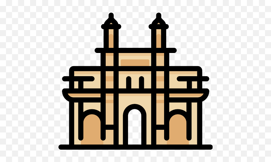 Gate Of India Mumbai Png Icon 4 - Png Repo Free Png Icons Mumbai Monument Icon,India Png