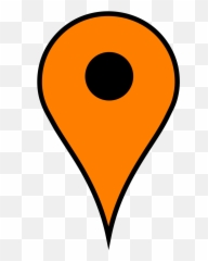 Map Pin Orange Clip Art - vector clip art Marker Icon Google Maps png