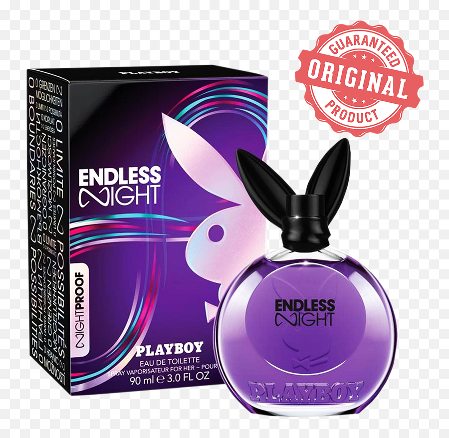 Playboy Endless Night Eau De Toilette 90 Ml - Playboy Endless Night Png,Playboy Logo Png