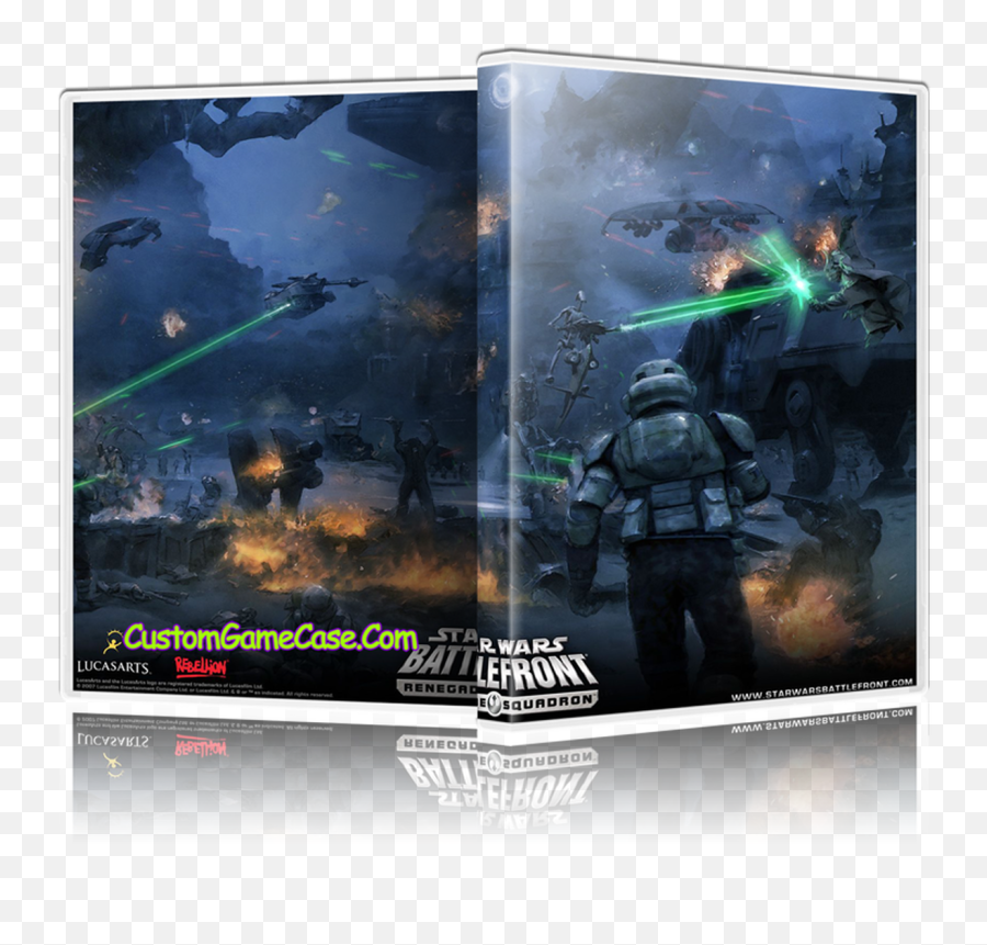 Star Wars Battlefront Renegade Squadron - Sony Playstation Portable Psp Empty Custom Replacement Case Png,Star Wars Battlefront 2 Png