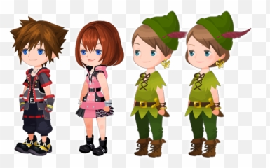 Download Kh3 Sorakairi Peter Pan Boards - Kairi Kingdom Sora Kingdom Hearts Union Png,Kingdom Hearts 3 Png