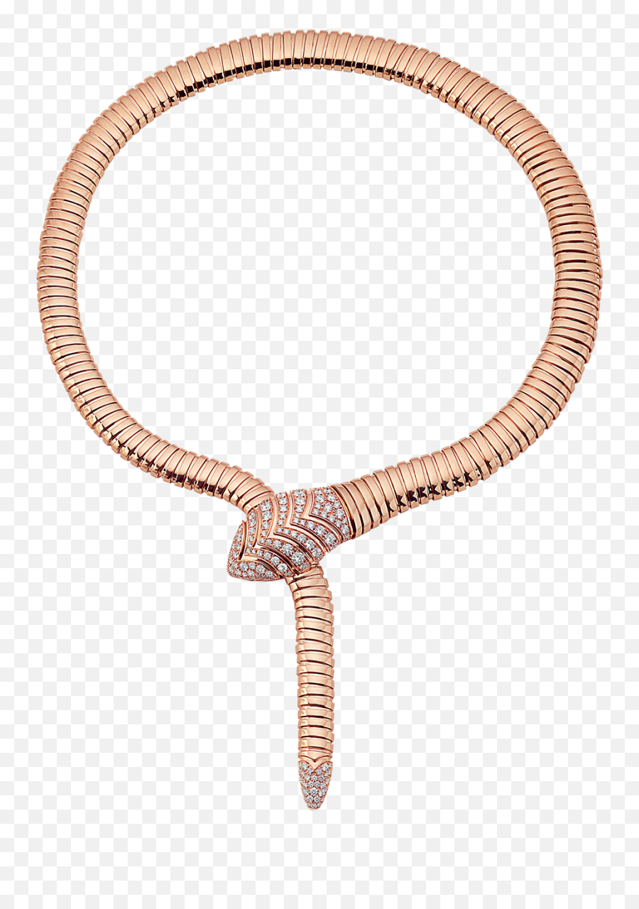 Serpenti Necklace 350680 Bvlgari - Bulgari Snake Necklace Png,Choker Png