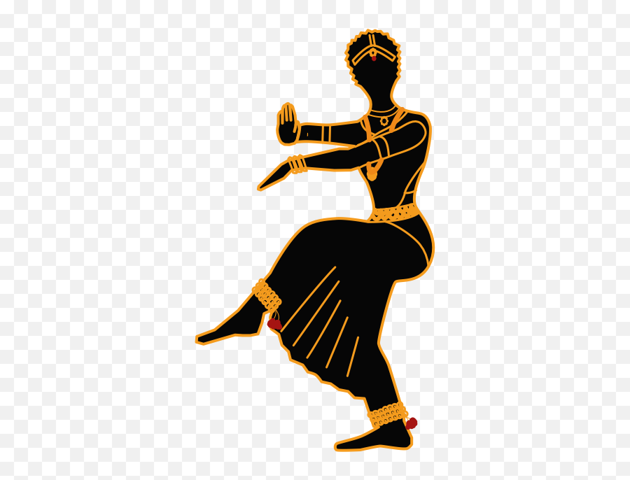Bharatanatyam Dance Arangetram Clip Art - Silhouette Png Bharatanatyam Dance Clipart,Transparent Dancer