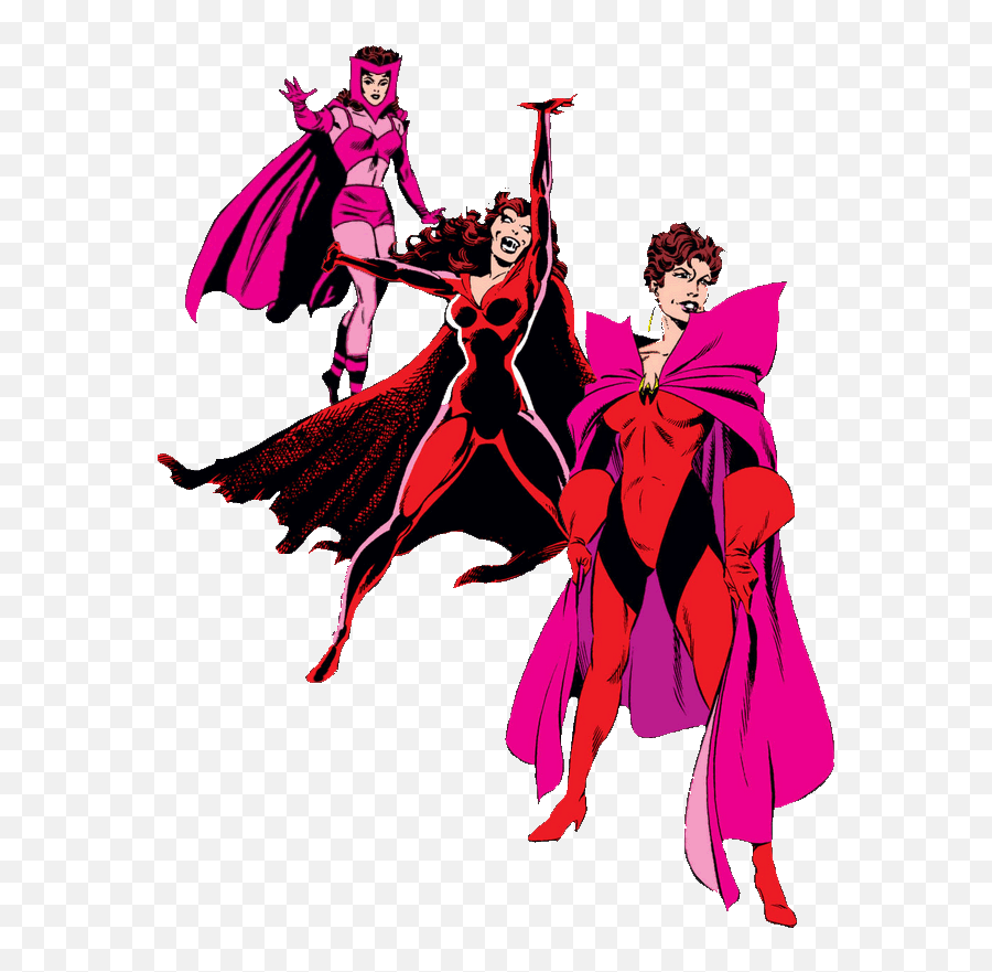 The Peerless Power Of Comics Seasons Witch - Alex Ross Scarlett Witch Png,Scarlet Witch Transparent