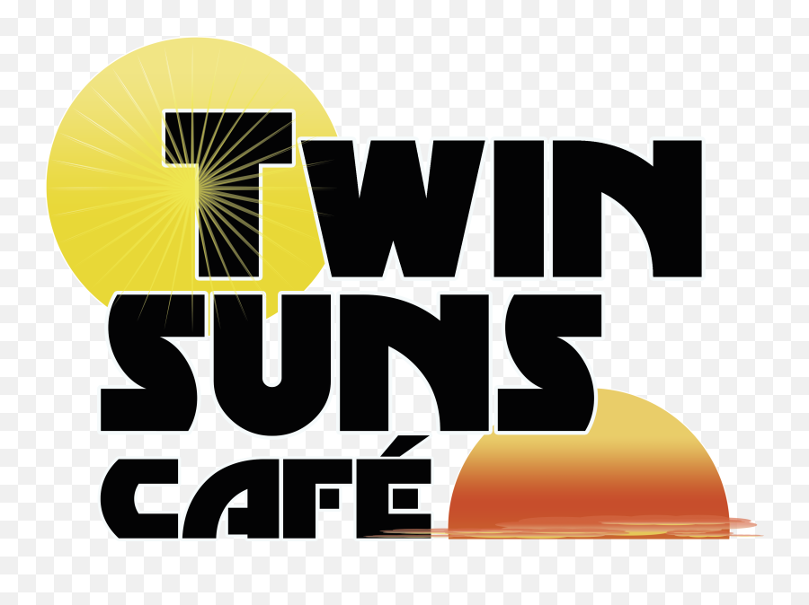 Twin Suns Cafe - Poster Png,Suns Logo Png