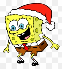 Spongebob Happy Transparent Png - Stickpng Spongebob Christmas Coloring Pages,Sponge Bob Png