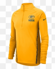 Green Bay Packers Ladies Gold Core 12 Zip Pullover - Active Shirt Png,Brewers Packers Badgers Logo