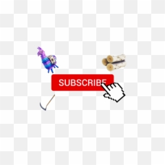 Fortnite Youtube Subscribe - Sticker by yee Graphic Design png