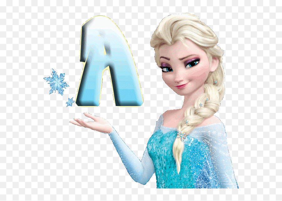 Download Alfabeto Decorativo Frozen Png - Frozen Elsa Disney Princess,Frozen Characters Png