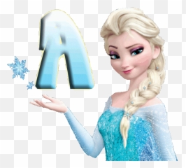 Download Alfabeto Decorativo Frozen Png - Elsa Disney Princess