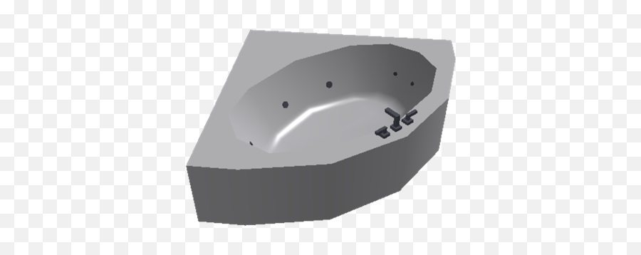 Modern Corner Bath Welcome To Bloxburg Wikia Fandom - Bathtub Png,Bath Png