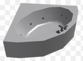 Modern Corner Bath Welcome To Bloxburg Wikia Fandom - Bathtub Png,Bath Png